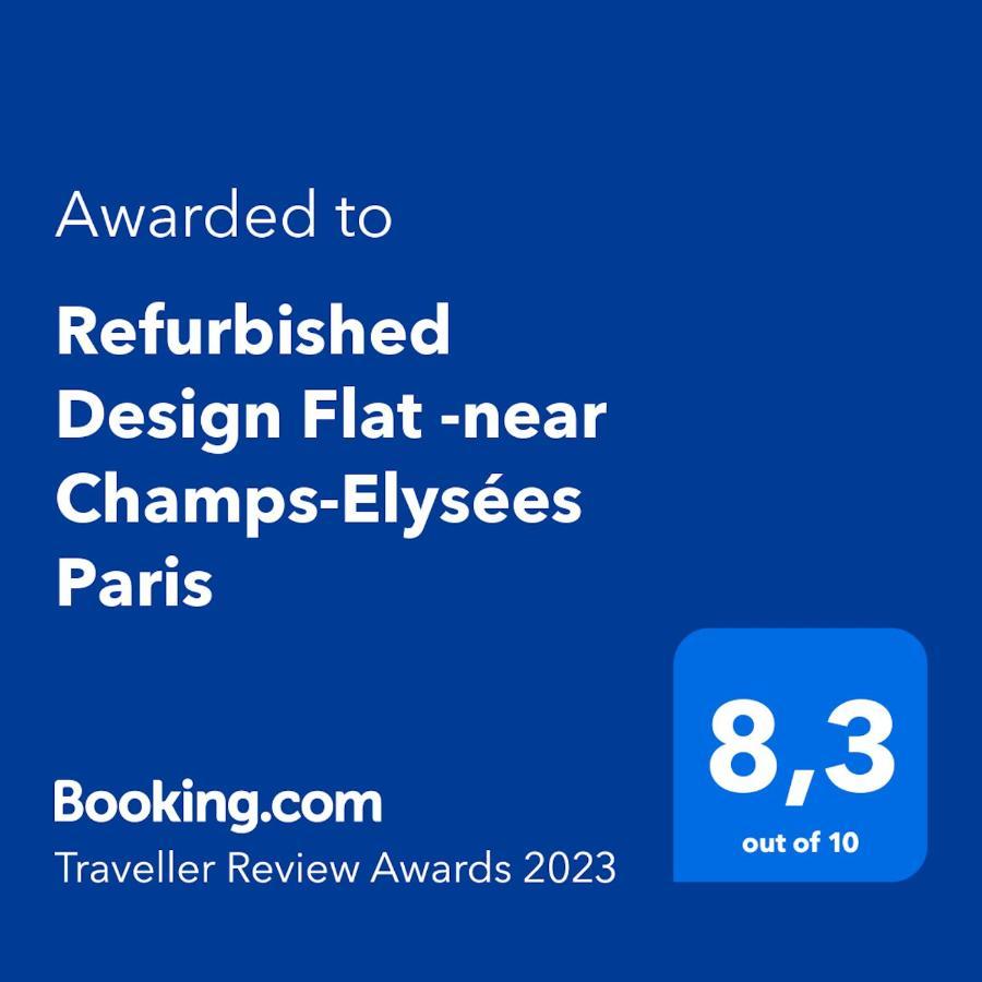 Refurbished Design Flat -near Champs-Elysées Parigi Esterno foto